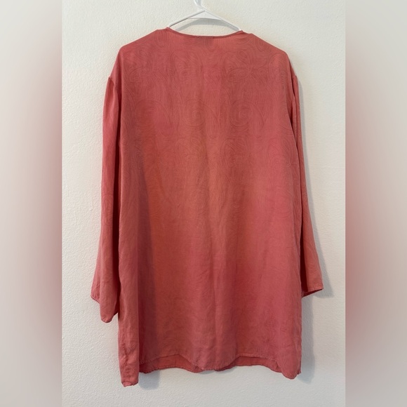 Vintage Victorias Secret Gold Label Silk Pajama Top Sleepwear Size Large *read - Picture 2 of 10